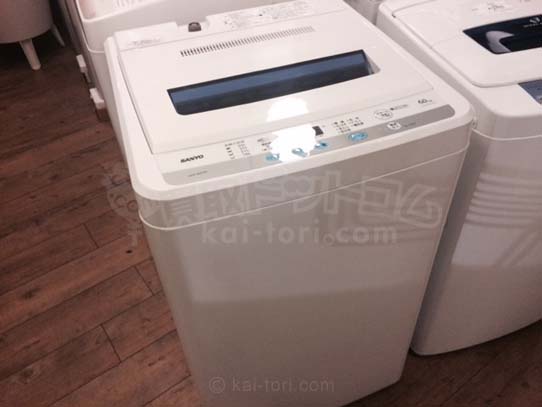 買取金額4000円【SANYO/サンヨー】洗濯機 2011年製　６K　ASW-60D(W)